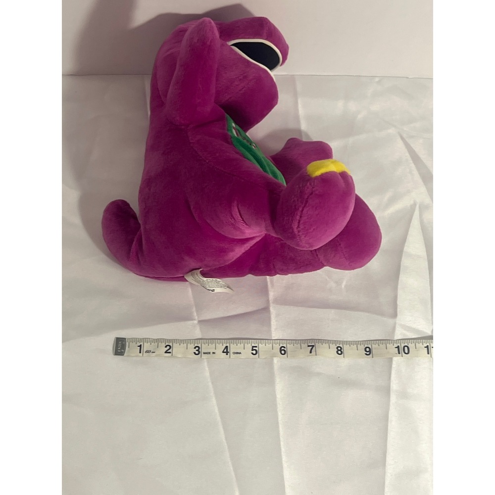 Vintage Barney the Dinosaur Plush Purple T-Rex Stuffed Animal 12 Inch Toy - Picture 4 of 4